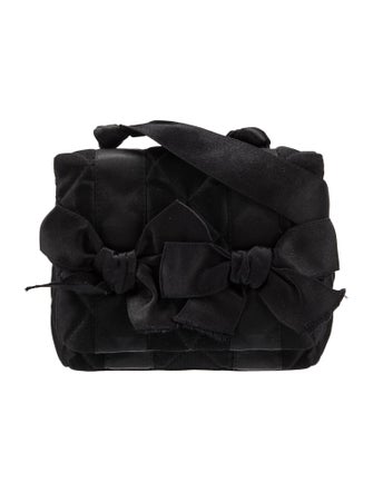 Chanel Satin Bow Evening Bag