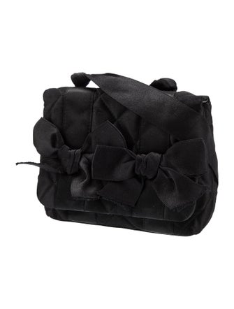 Chanel Satin Bow Evening Bag