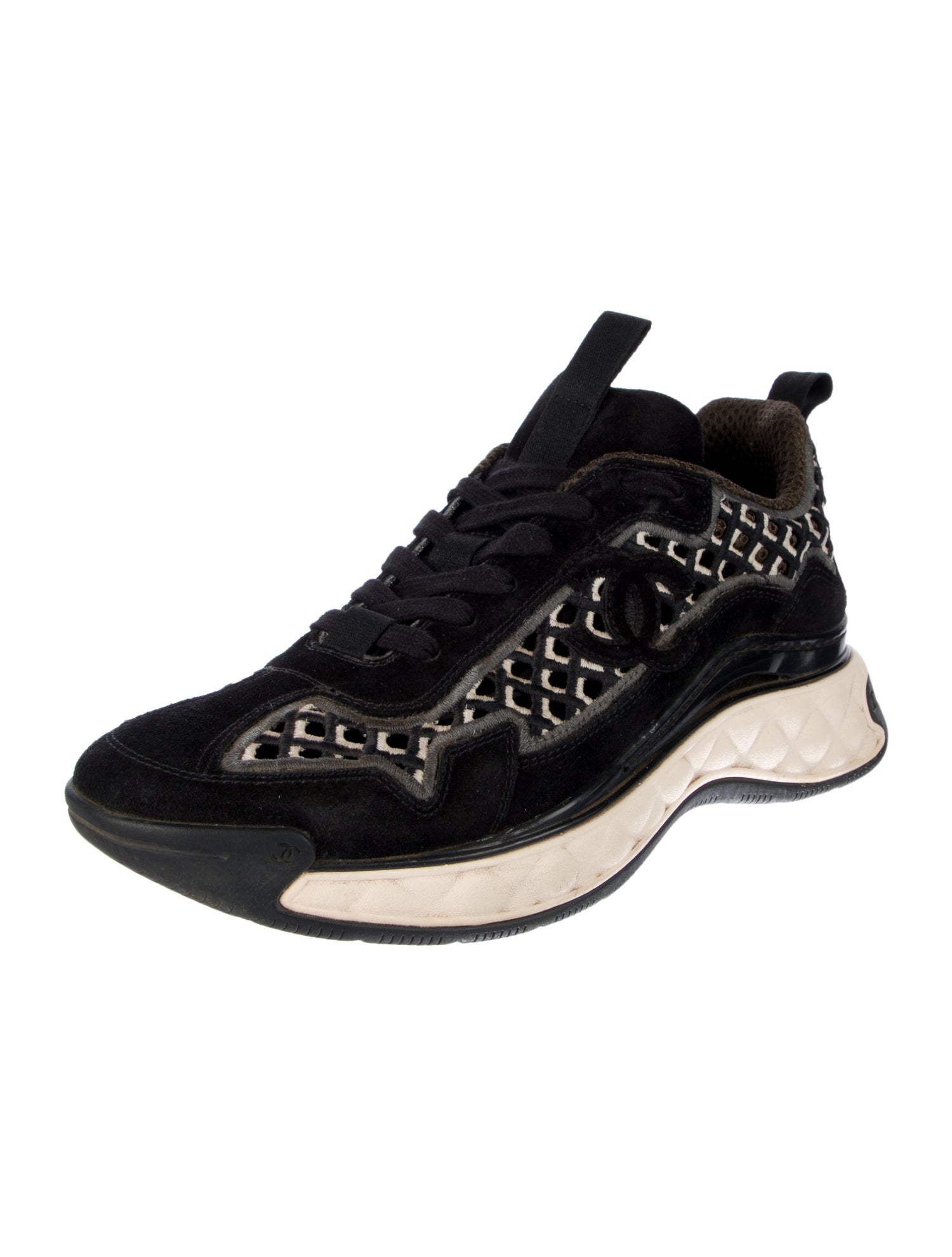 Chanel 2021 Interlocking CC Logo Athletic Sneakers