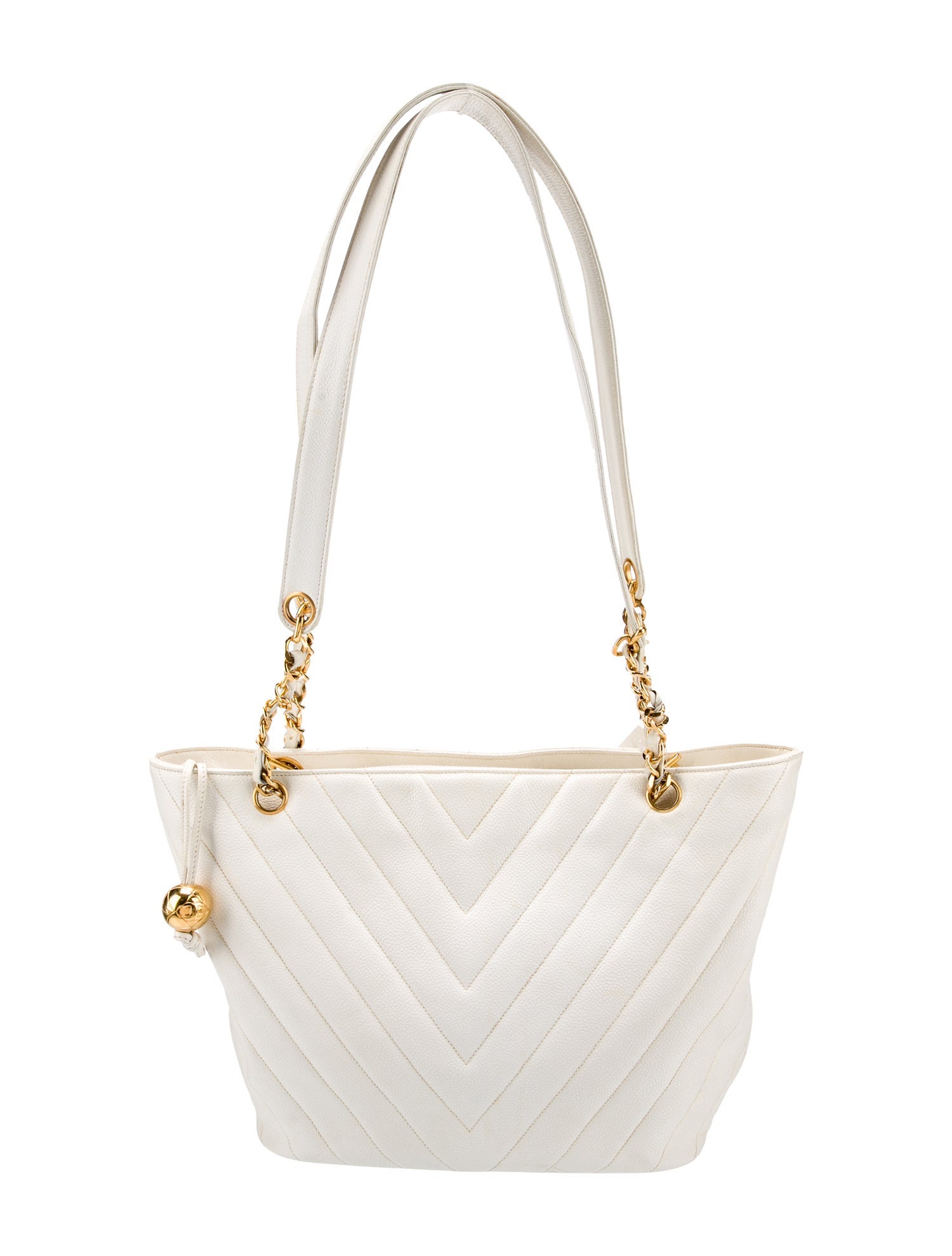 Chanel CC Chevron Tote