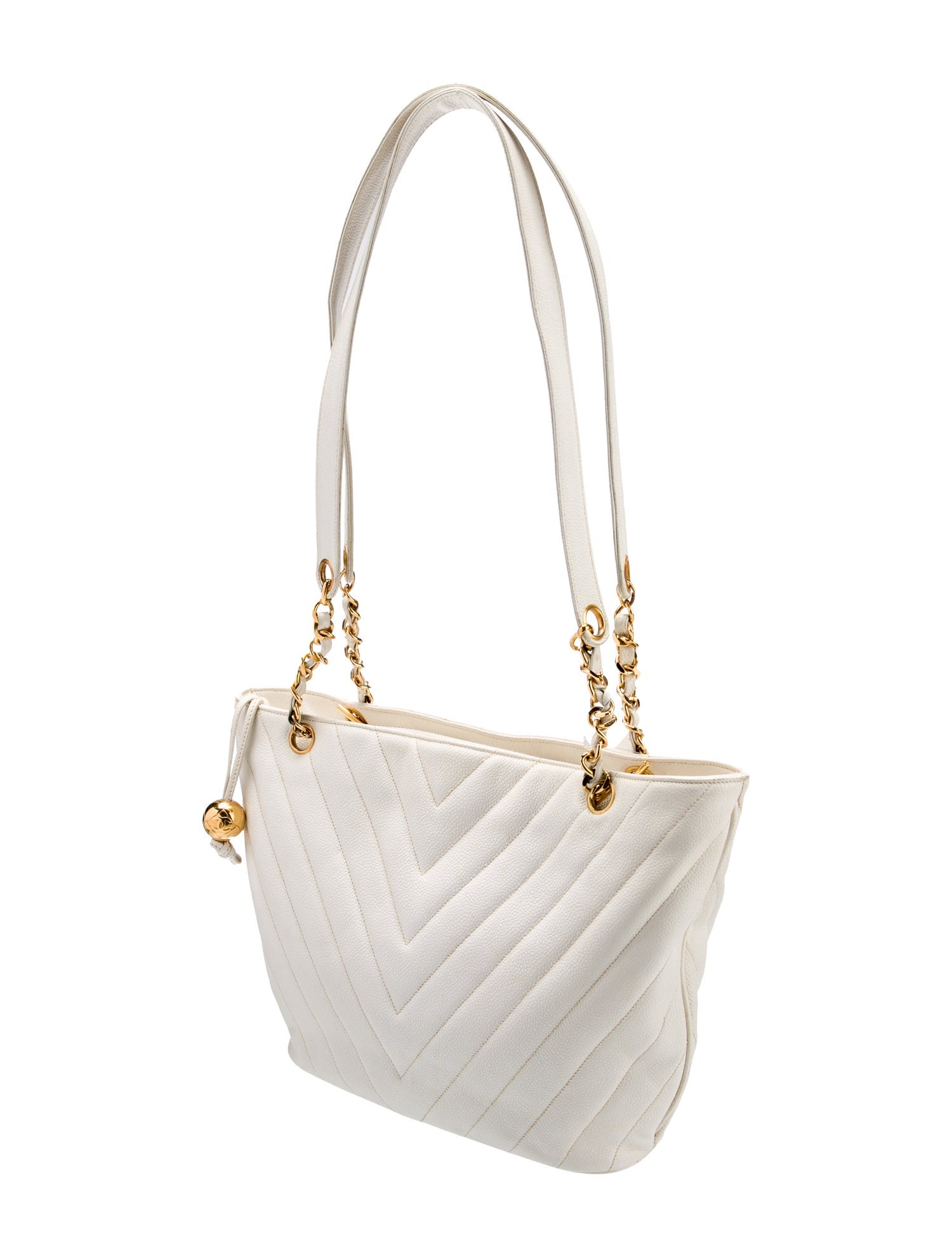 Chanel CC Chevron Tote