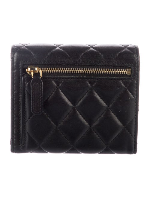 Chanel Interlocking CC Logo Lambskin French Purse