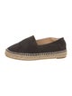 Chanel Interlocking CC Logo Satin Espadrilles