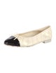Chanel 2023 Interlocking CC Logo Ballet Flats