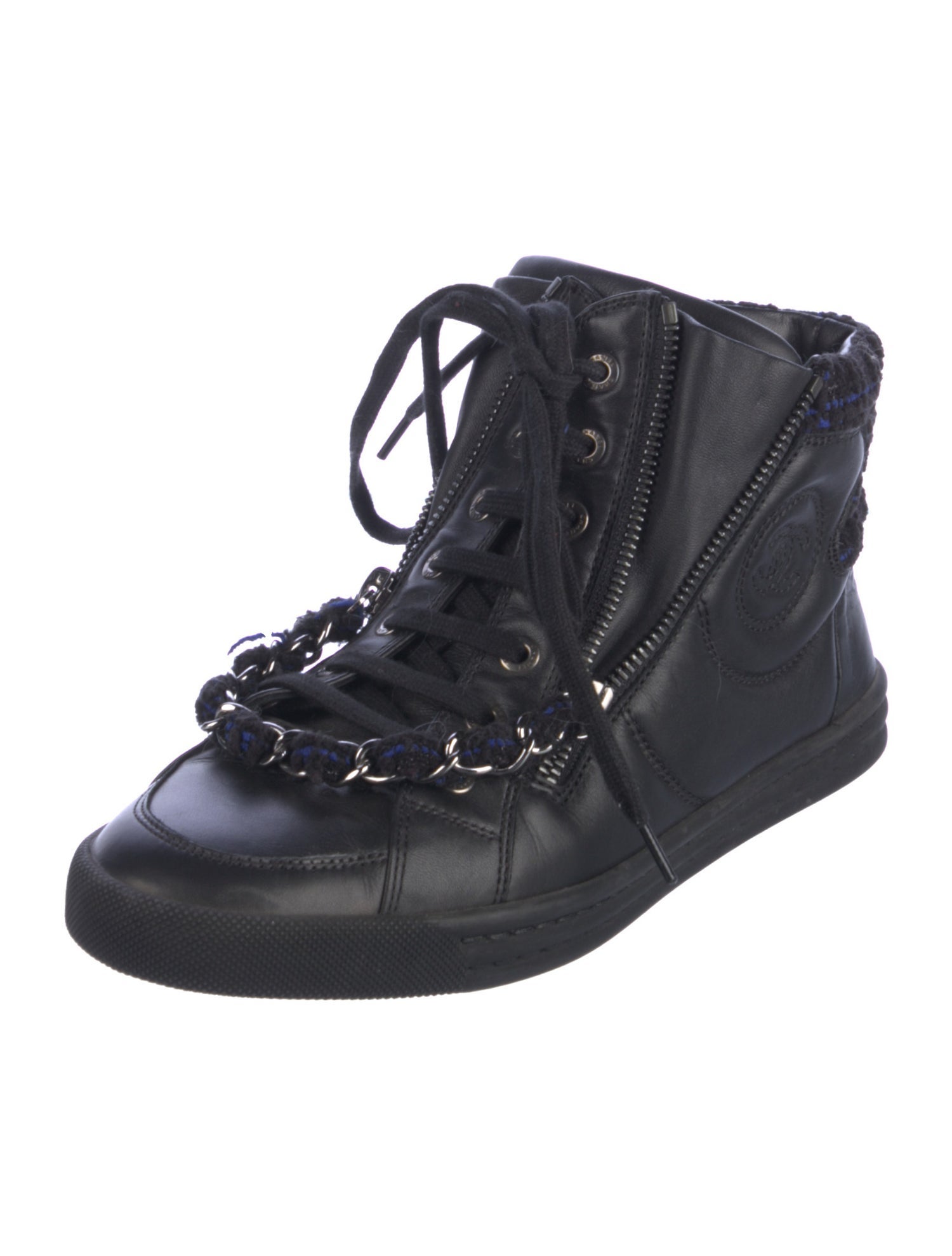 Chanel 2015 Interlocking CC Logo Sneakers