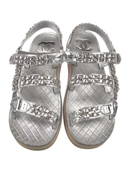 Chanel 2022 Interlocking CC Logo Slides