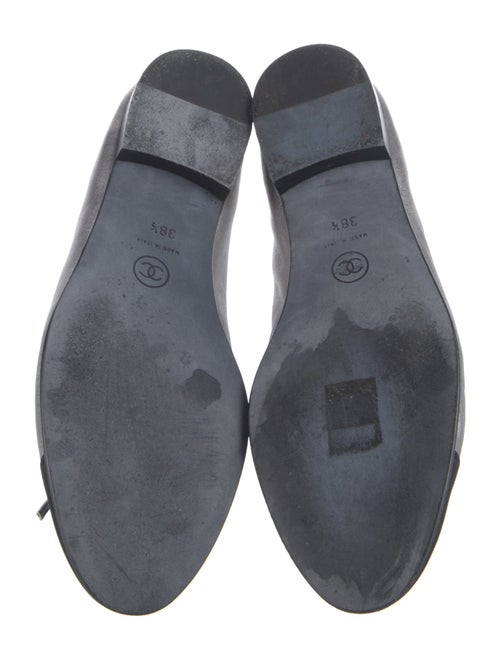 Chanel 2004 Interlocking CC Logo Ballet Flats