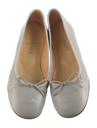 Chanel 2003 Interlocking CC Logo Ballet Flats