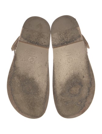 Chanel 2021 Interlocking CC Logo Slingback Sandals