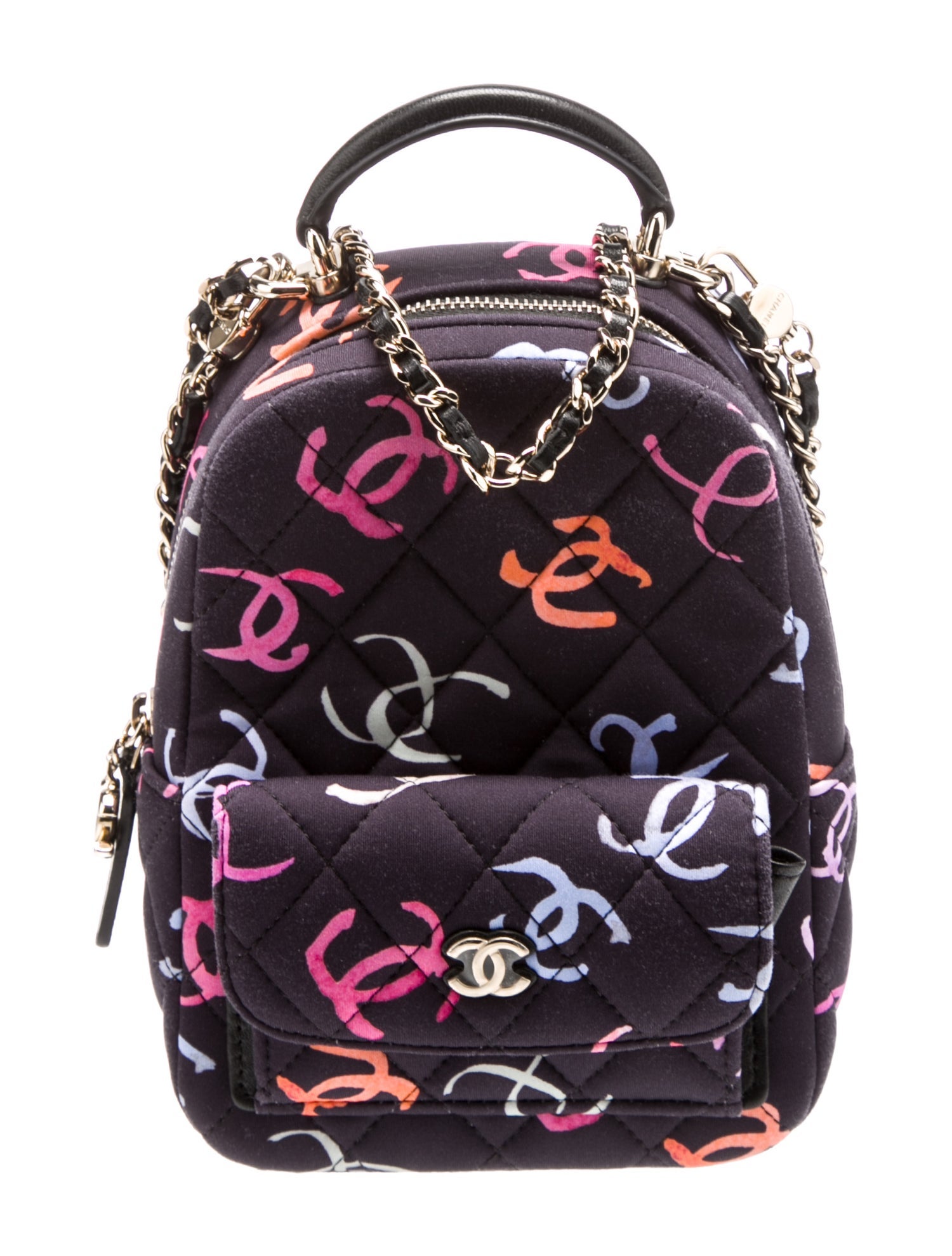 Chanel Interlocking CC Logo Backpack