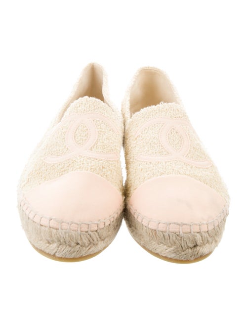 Chanel Interlocking CC Logo Terry Cloth Espadrilles