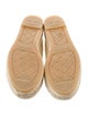 Chanel Interlocking CC Logo Terry Cloth Espadrilles