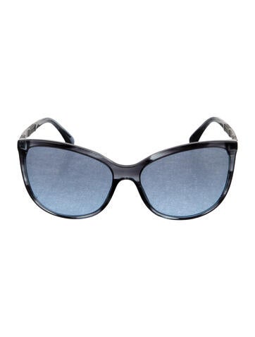 Chanel Sunglasses Interlocking CC Logo Oversize