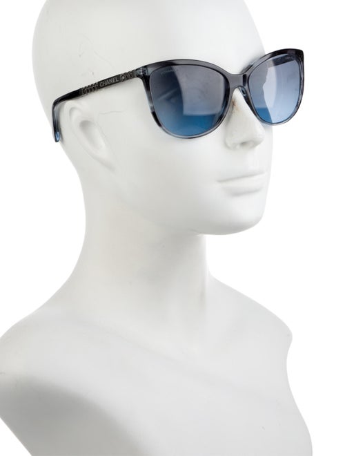 Chanel Interlocking CC Logo Oversize Sunglasses
