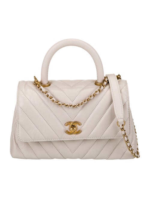 Chanel Mini Chevron Coco Handle