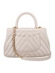 Chanel Mini Chevron Coco Handle