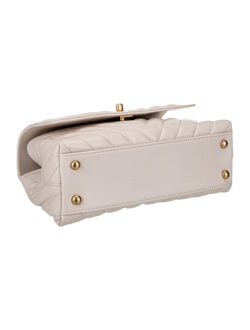 Chanel Mini Chevron Coco Handle