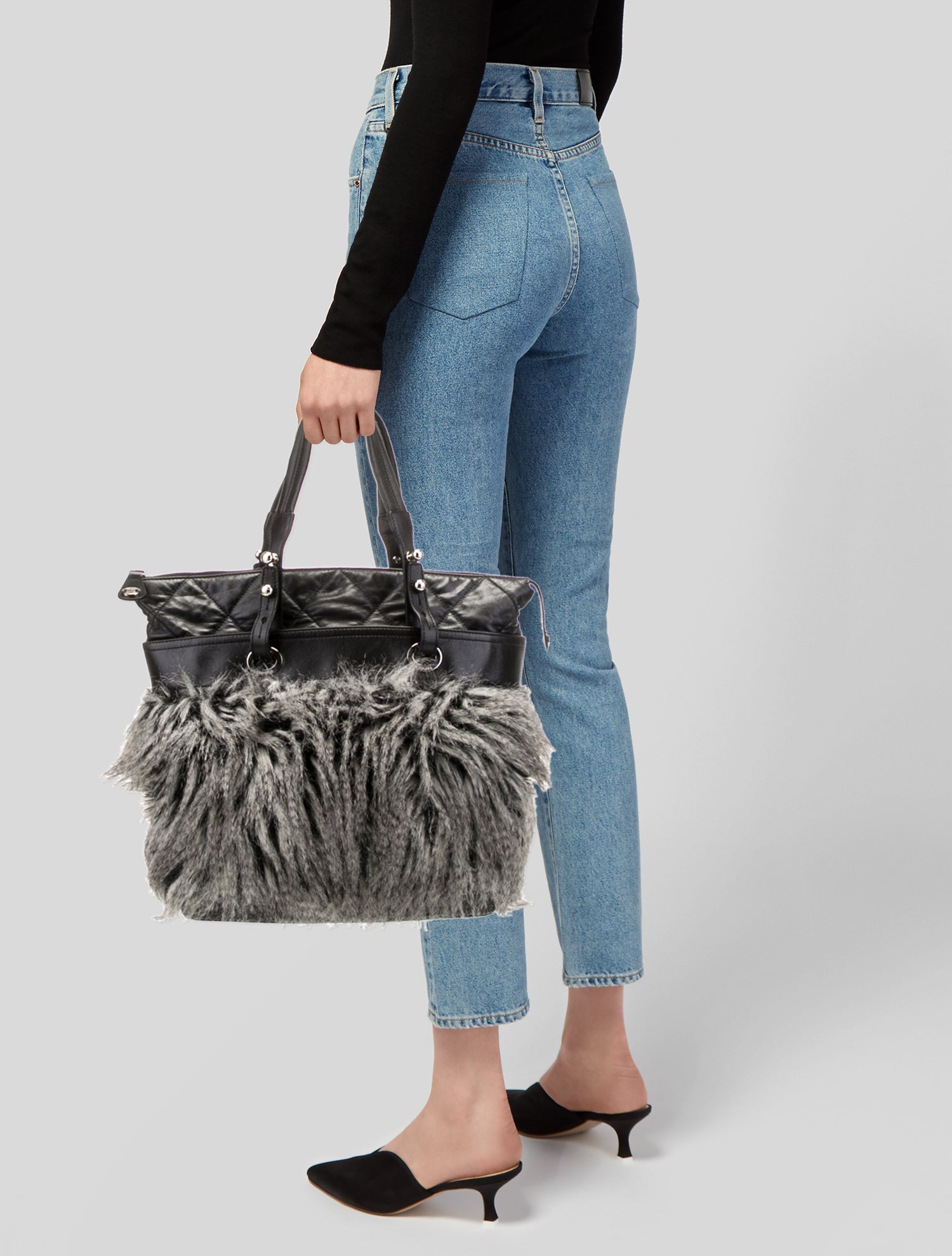 Chanel Paris-Shanghai Fantasy Fur Tote
