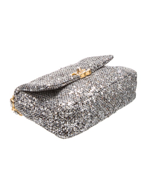 Chanel Sequins Tweed Medium 19 Flap Bag