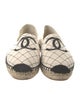Chanel Interlocking CC Logo Canvas Espadrilles