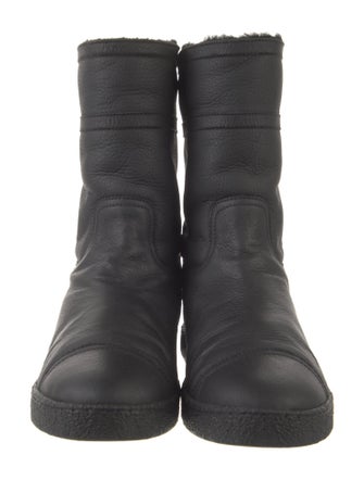 Chanel 2013 Interlocking CC Logo Boots