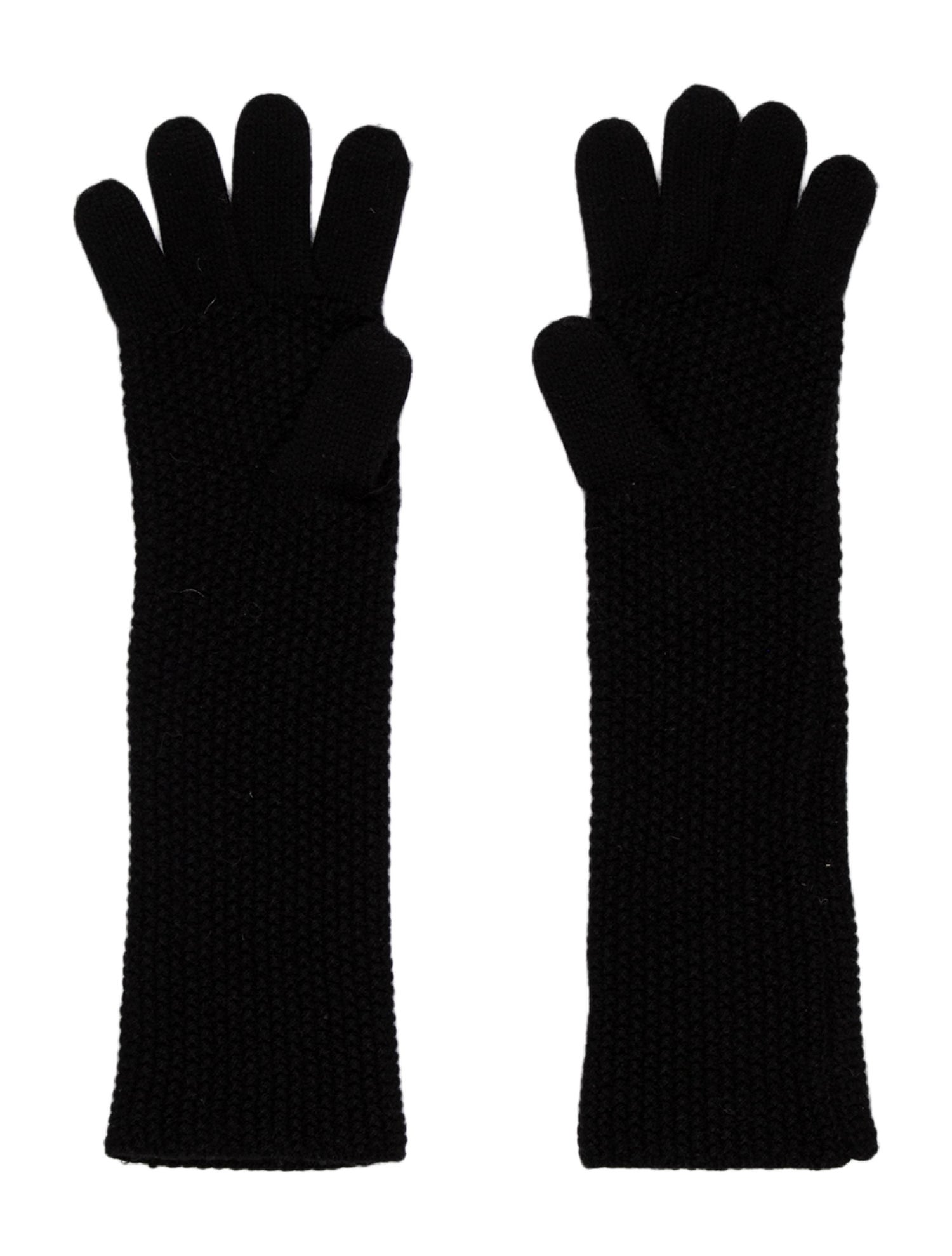 Chanel Interlocking CC Cashmere Gloves
