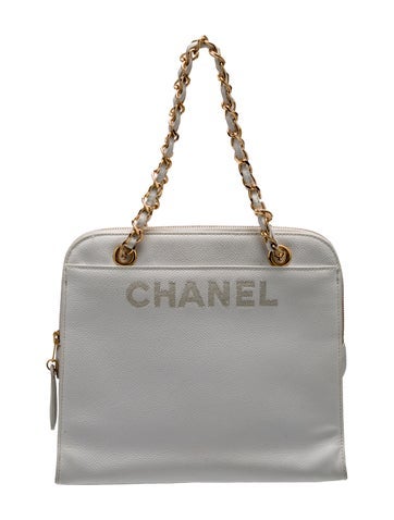Chanel Totes Caviar Logo Tote