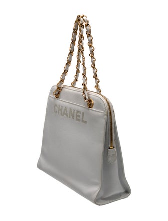 Chanel Caviar Logo Tote
