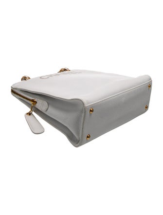 Chanel Caviar Logo Tote