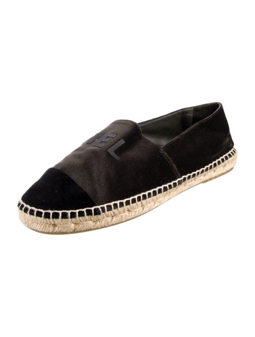 Chanel 2018 Velvet Espadrilles