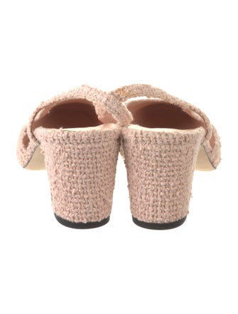 Chanel 2020 Interlocking CC Logo Slingback Sandals