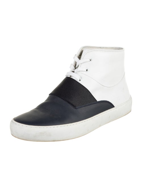 Chanel Interlocking CC Logo Leather Sneakers