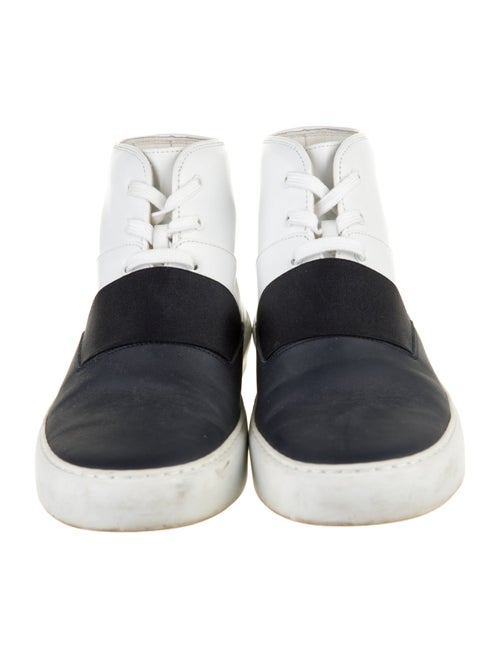 Chanel Interlocking CC Logo Leather Sneakers