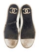 Chanel Interlocking CC Logo Leather Sneakers