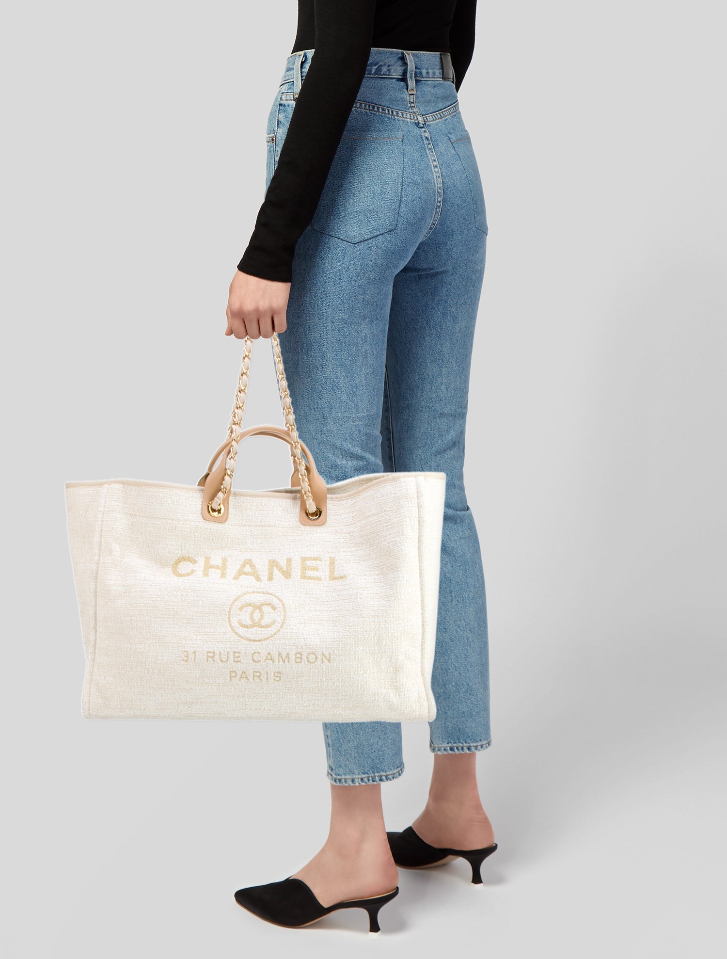 Chanel XL Deauville Tote
