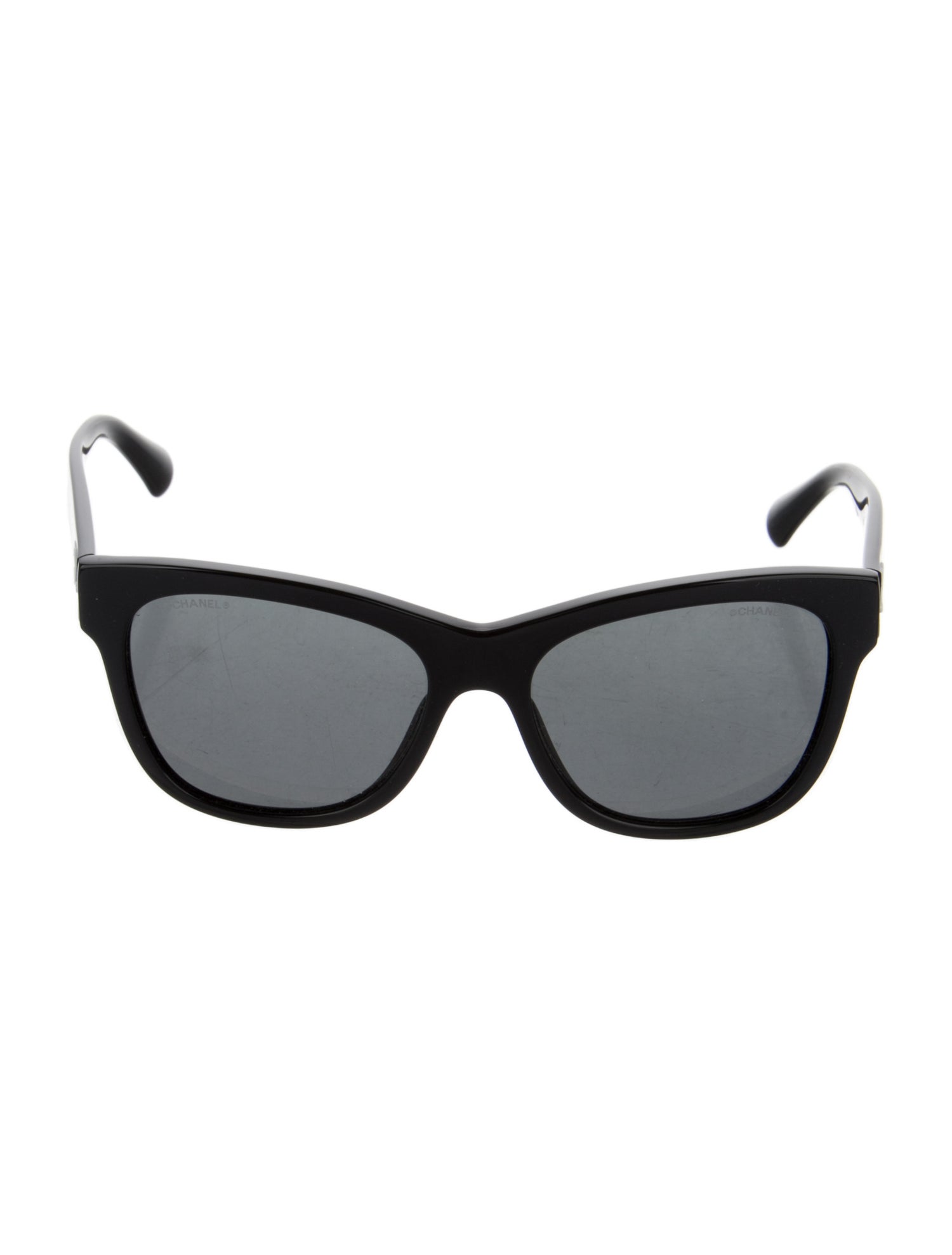 Chanel Interlocking CC Logo Wayfarer Sunglasses