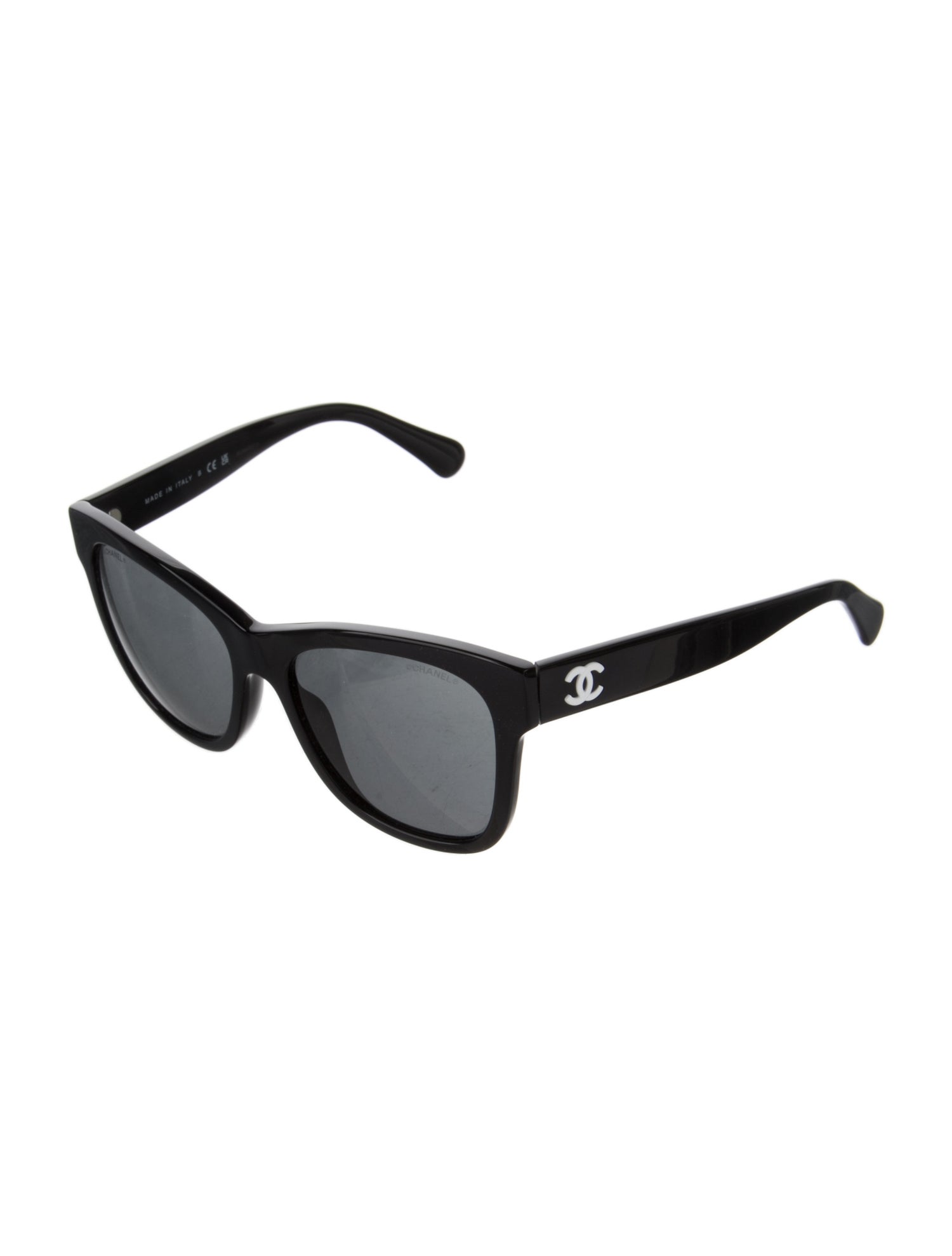 Chanel Interlocking CC Logo Wayfarer Sunglasses