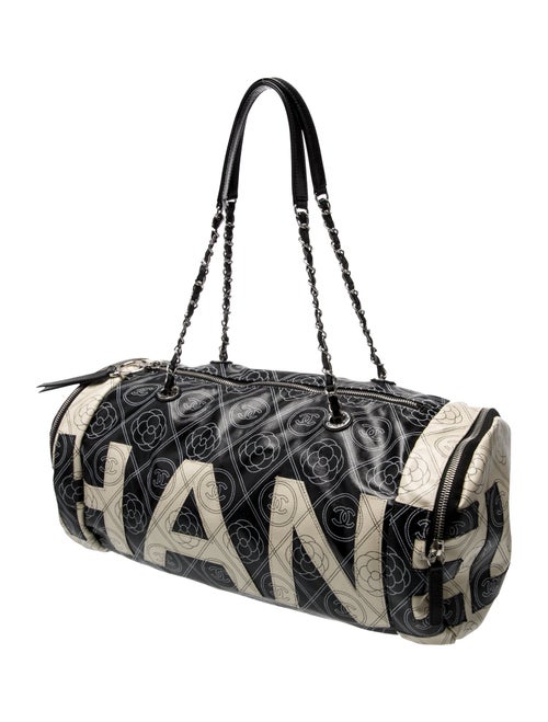 Chanel Camellia Maxi Bowling Bag