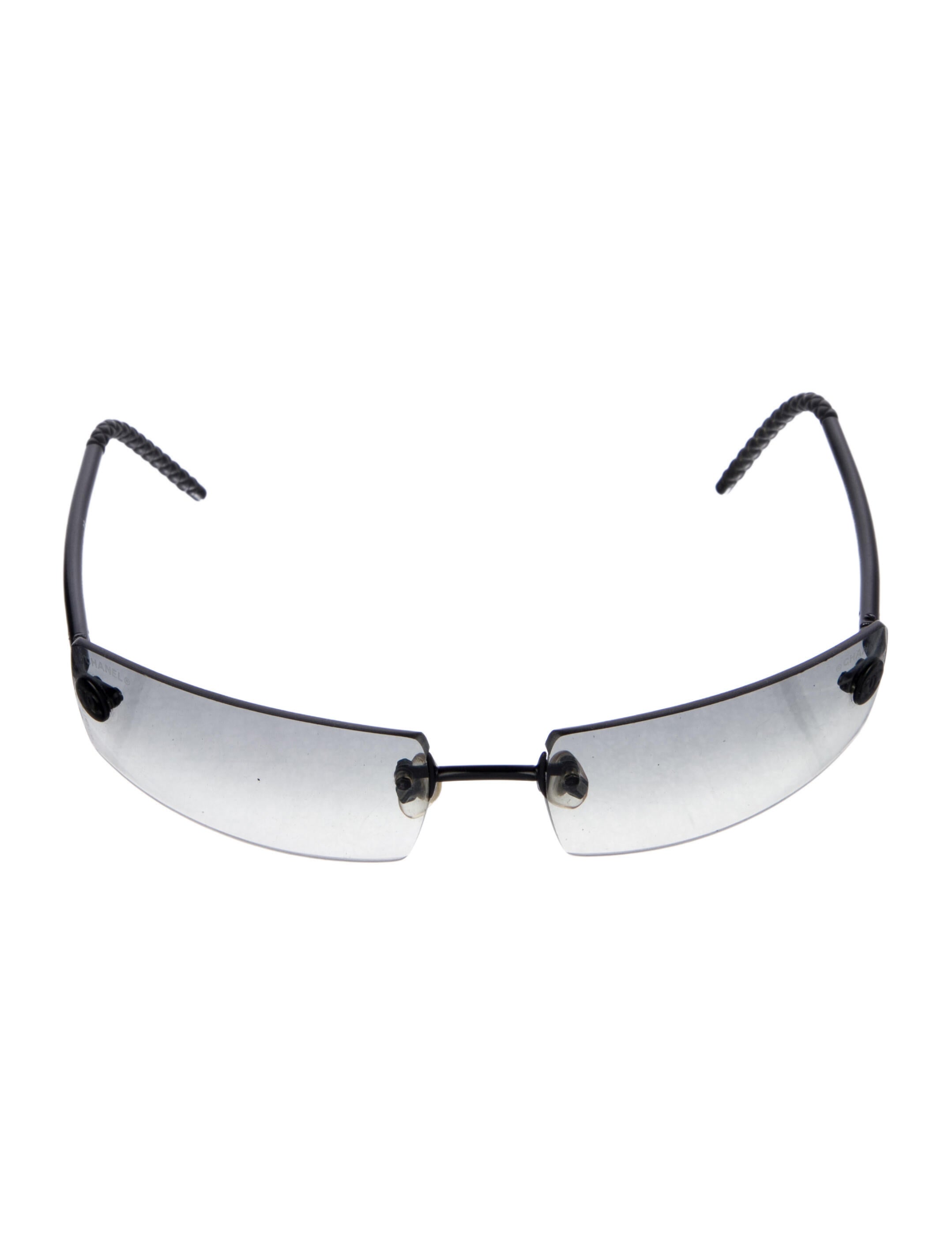 Chanel Interlocking CC Logo Shield Sunglasses
