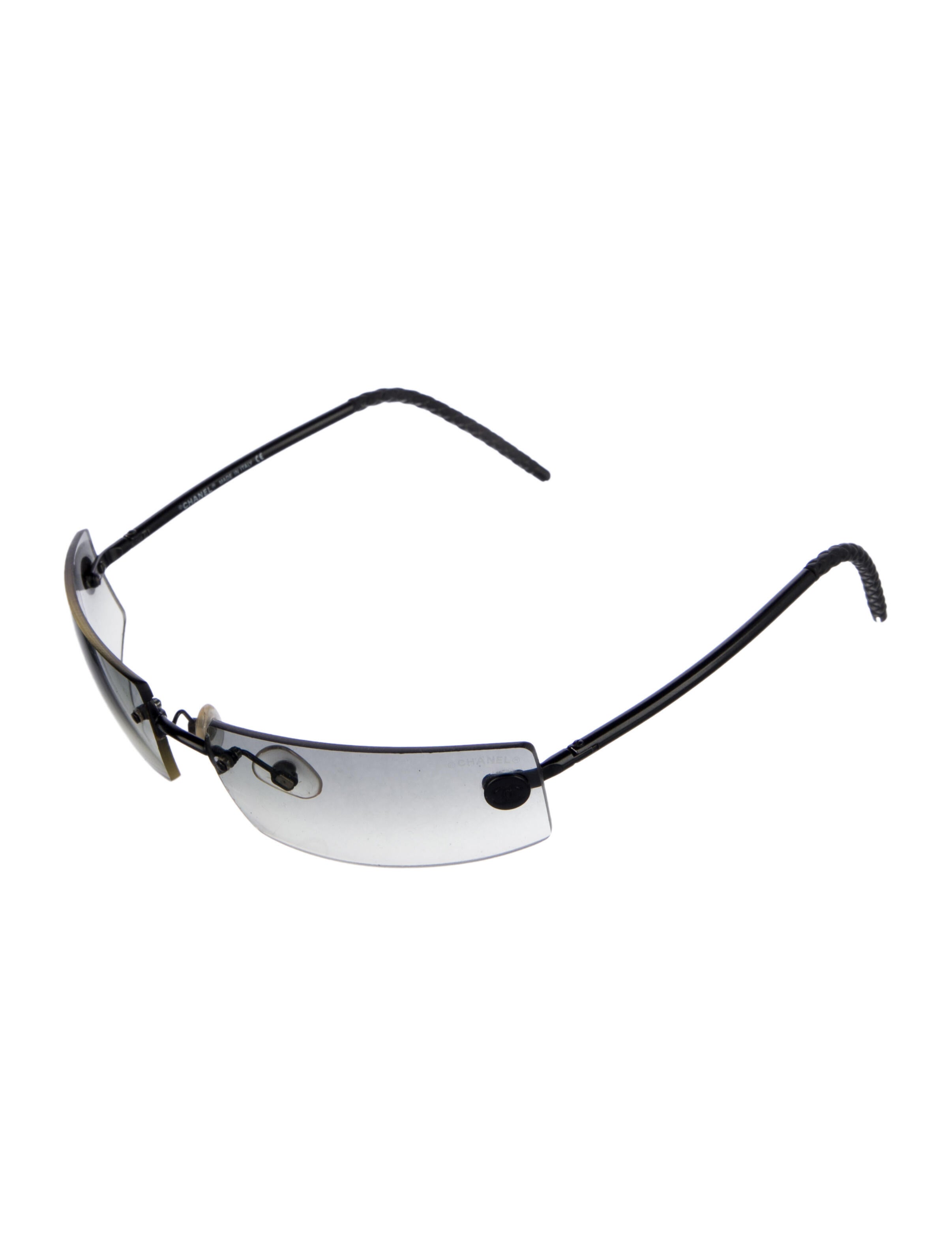 Chanel Interlocking CC Logo Shield Sunglasses