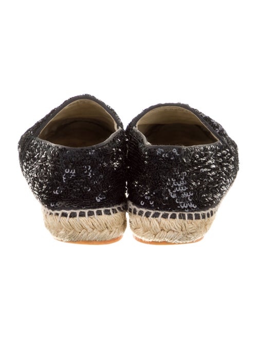 Chanel Interlocking CC Logo Sequins Espadrilles