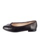 Chanel Interlocking CC Logo Lambskin Ballet Flats