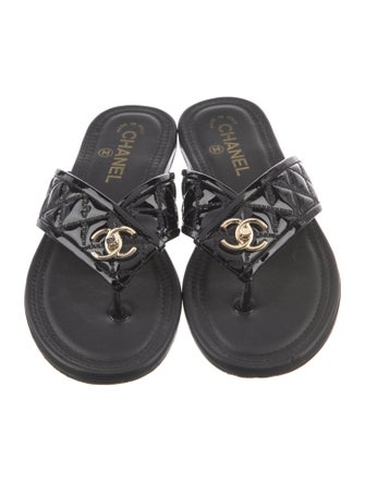 Chanel 2023 Interlocking CC Logo Slides
