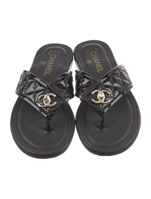 Chanel 2023 Interlocking CC Logo Slides