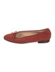 Chanel Interlocking CC Logo Suede Ballet Flats