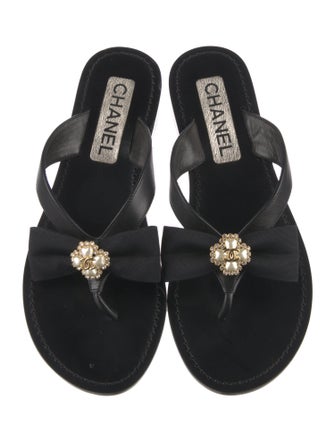 Chanel 2024 Interlocking CC Logo Slides