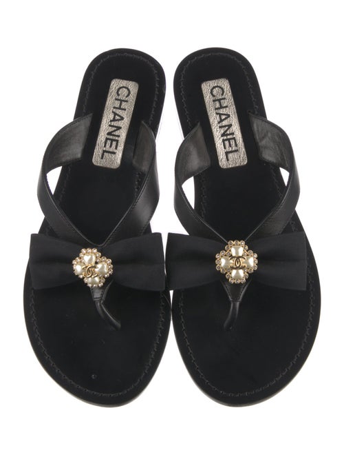 Chanel 2024 Interlocking CC Logo Slides