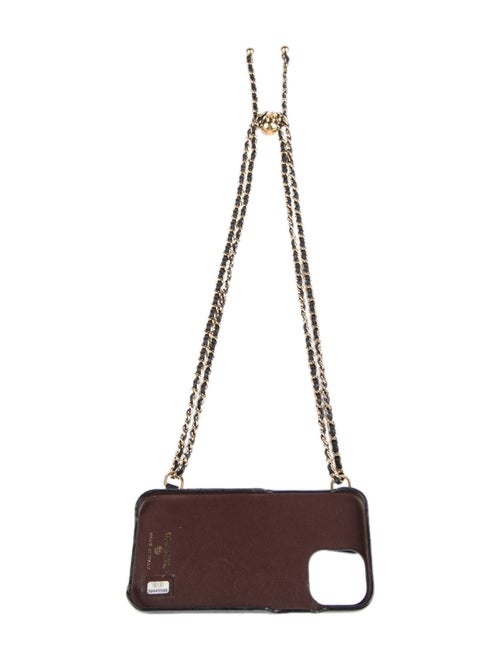 Chanel Pearl Crush iPhone 12 Case w/ Chain