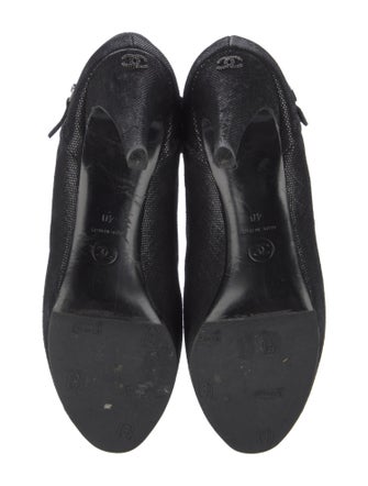 Chanel 2012 Interlocking CC Logo Boots