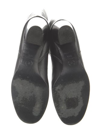Chanel Interlocking CC Logo Leather Boots